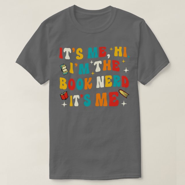 T-shirt Livre amusant Cadeau Nerd (Design devant)