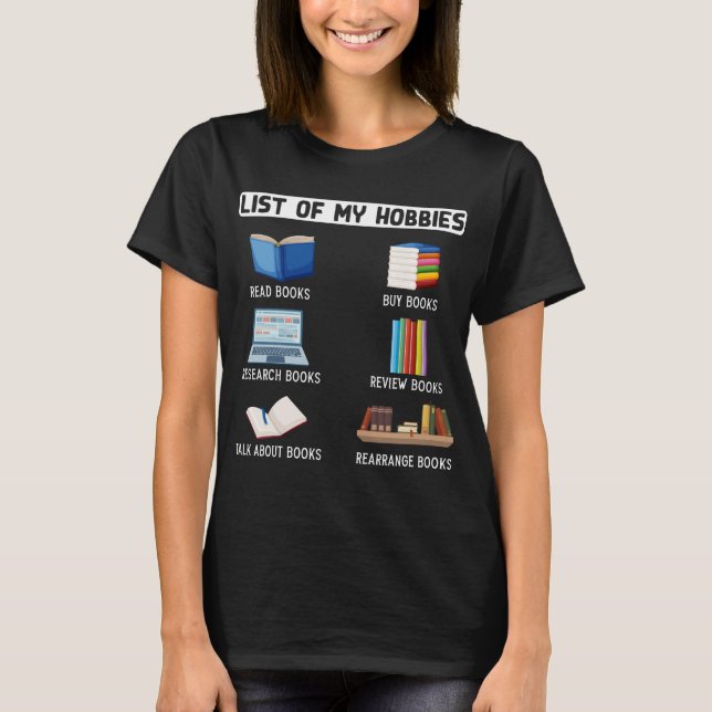 T-shirt Livre amusant Humour de l'amour livre Lecture (Devant)