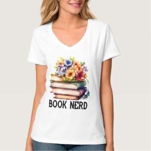 T-shirt Livre amusant nerd mot art