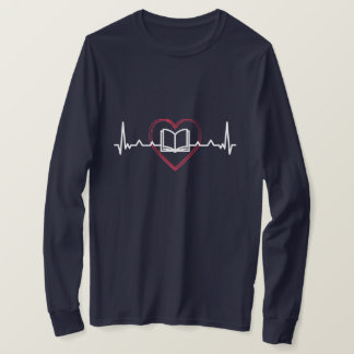 T-SHIRT LIVRE AVEC LA LIGNE DE HEARBEAT