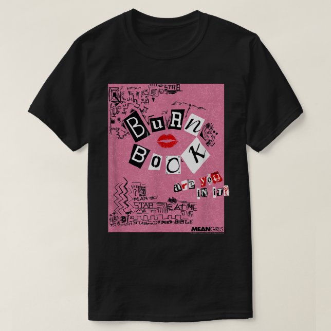 T-shirt Livre de Burns pour les filles moyennes (Design devant)