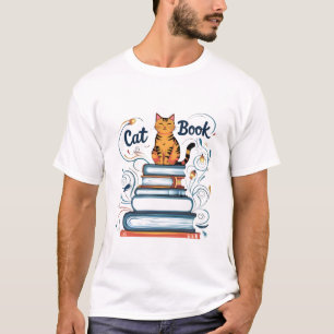 T-shirt livre de chat - Livres et chats Chemise