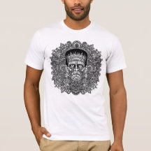 Livre de coloriage Mandala du monstre de Frankenst