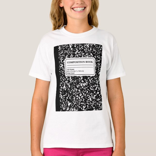 T-shirt Livre de composition/Étudiant-Enseignant (Devant)