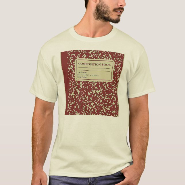 T-shirt Livre de composition/Étudiant-Enseignant (Devant)