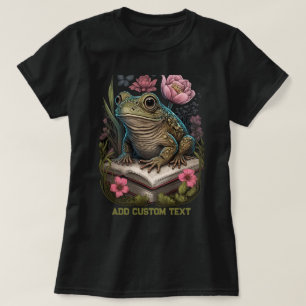 T-shirt Livre de la grenouille vintage Forêt de foin sauva