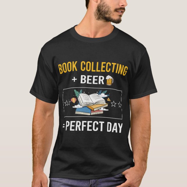 T-shirt Livre de la journée de la bière Collecte de livres (Devant)