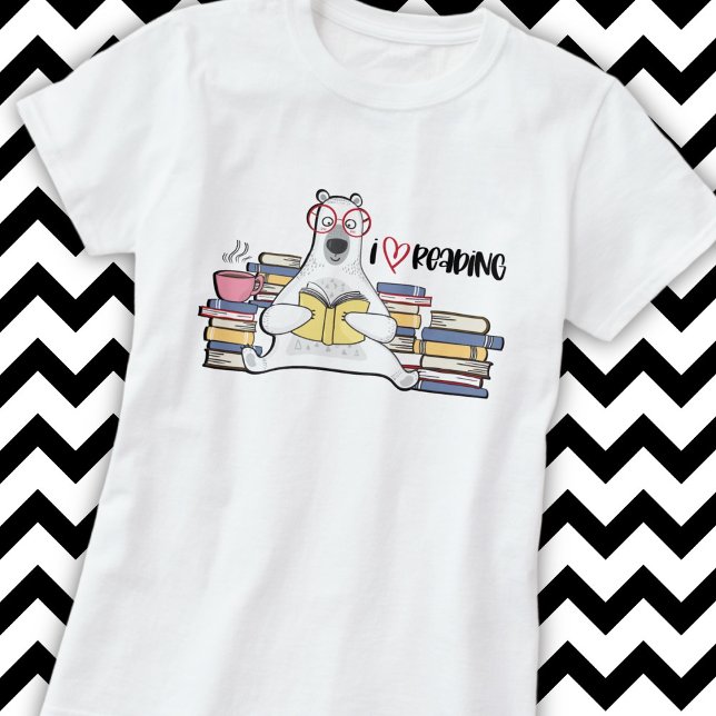T-shirt Livre de lecture de l'ours polaire (Créateur téléchargé)