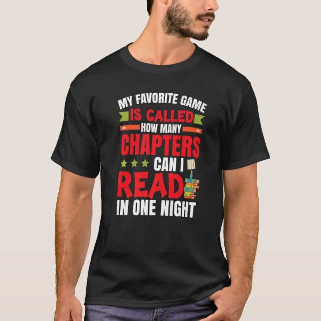 T-shirt Livre de lecture de vers de livre (Devant)