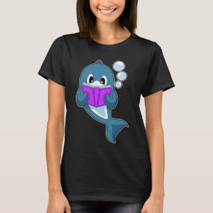 T-shirt Livre de lecture Dolphin
