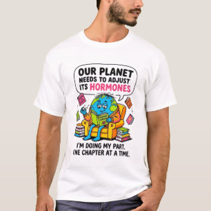 T-shirt Livre de lecture drôle sur la Terre - Notre planèt