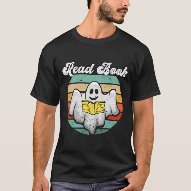 T-shirt Livre de lecture Ghost Vintage (Devant)