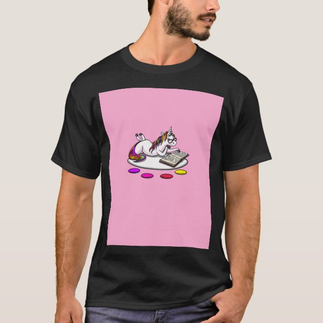 T-shirt Livre de lecture licorne (Devant)