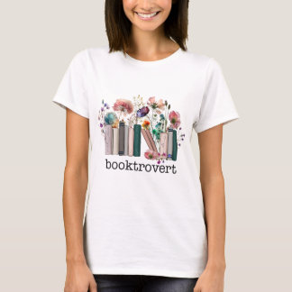 T-shirt Livre de livres Lover Floral Femmes