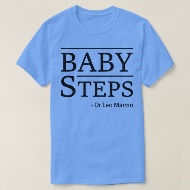 T-shirt Livre Des Étapes Pour Bébé Du Dr Leo Marvin V2 (Design devant)