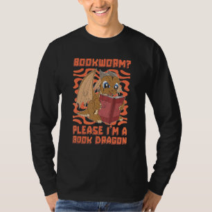 T-shirt Livre Dragon Bookworm Librarian Imaginaire Animal