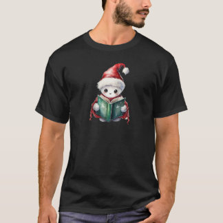 T-shirt livre éffrayant de couleur de l'eau effrayant lire
