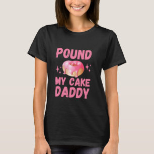 T-shirt Livre inappropriée Mon papa au gâteau Embarrasser 