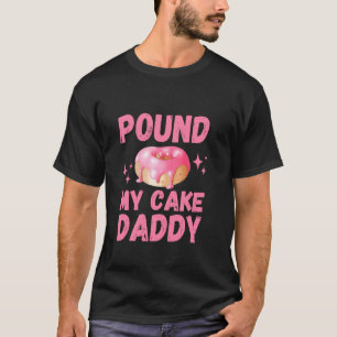 T-shirt Livre inappropriée Mon papa au gâteau Embarrasser