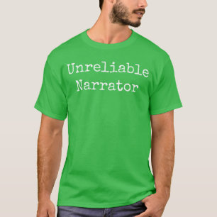 T-shirt Livre littéraire narrateur peu fiable Au Bookworm 