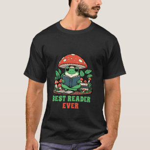 T-shirt Livre Lover Frog Lecture Librairie Best Rea