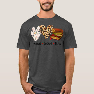 T-shirt Livre Lover Lecture Enseignant Paix Amour Lire