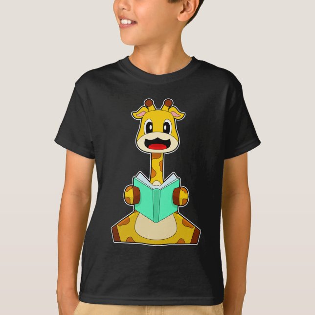 T-shirt Livre Nerd Giraffe (Devant)