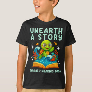 T-shirt Livre tortue marine lecture estivale 2026 déterrer