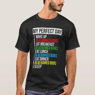 T-shirt Livre ver Citation Parfait Jour Lire Livres Interd
