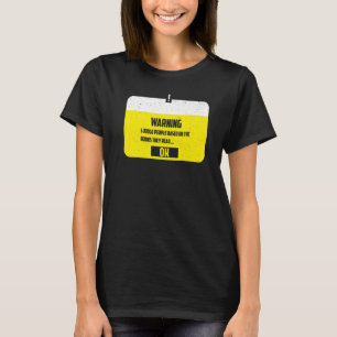 T-shirt Livres Avertissement Je juge les gens en fonction