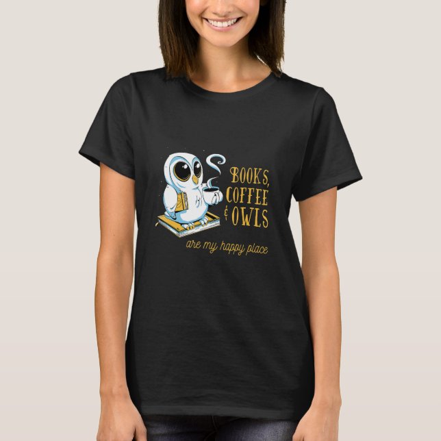 T-shirt livres boucs de café lire (Devant)