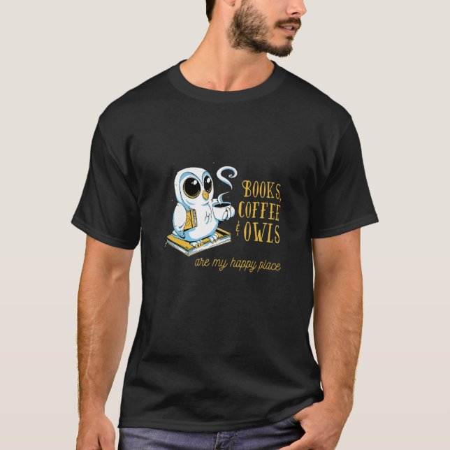 T-shirt livres boucs de café lire (Devant)