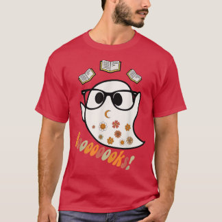 T-shirt Livres ! Cute Ghost Lecture Bibliothèque Livres Ha