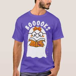 T-shirt Livres ! Cute Ghost Lecture Bibliothèque Livres Ha