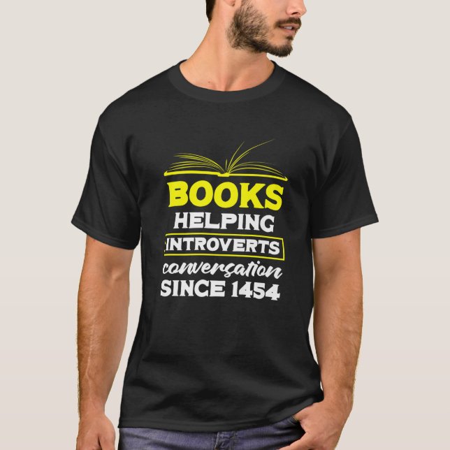 T-shirt Livres d'aide à introduire la conversation depuis  (Devant)