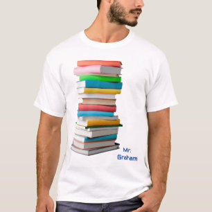 T-shirt Livres d'appréciation de l'enseignant personnalisé
