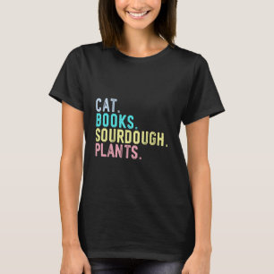 T-shirt Livres de chats drôles Boulangerie de pain au leva