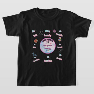 T-shirt Livres de pensée positive avec brie