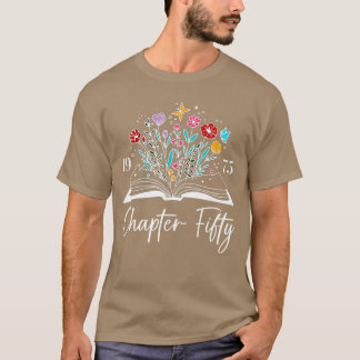 T-shirt Livres du 50e anniversaire Chapitre cinquante 50 1
