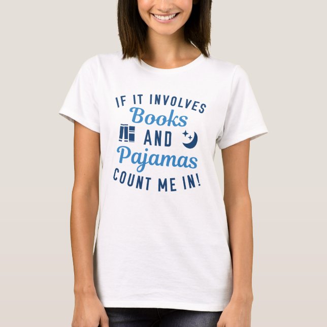 T-shirt Livres Et Pyjamas (Devant)