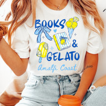 Livres & Gelato Côte Amalfitaine Rétro Amoureux de