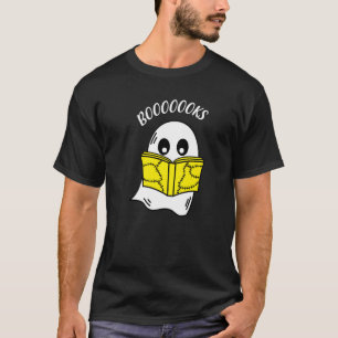T-shirt Livres Ghost Boo Lire Livres Bibliothèque