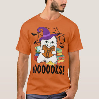 T-shirt Livres Ghost Funny Halloween Livre Lover Bibliothè