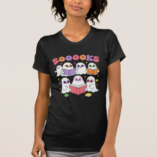 T-shirt Livres Ghost Halloween Costume enseignant