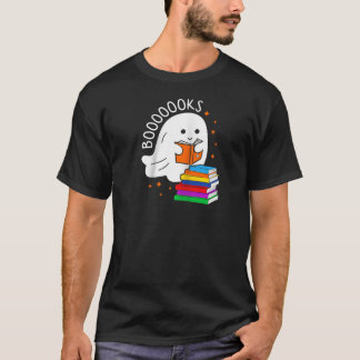 T-shirt Livres Ghost Lecture Livres Funny Professeur Bibli