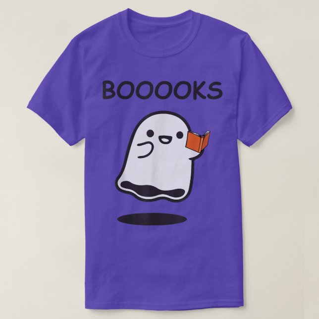 T-shirt Livres Ghost Livres Halloween Lecture Librairie (Design devant)