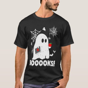 T-shirt Livres Ghost Teacher Halloween