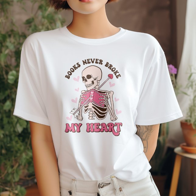 T-shirt Livres jamais brisé mon coeur Anti Valentine (Créateur téléchargé)