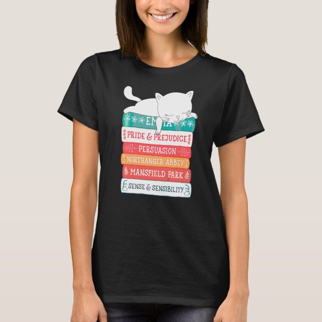 T-shirt Livres Jane Austen (Devant)