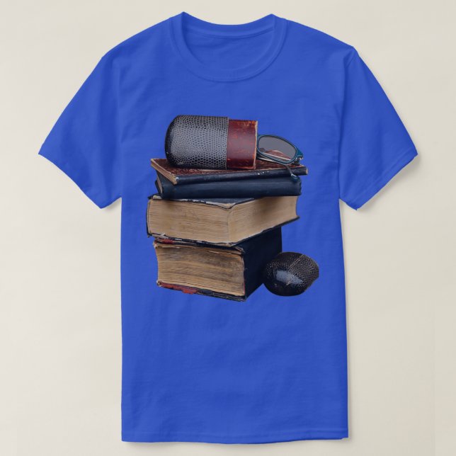 T-shirt livres lecture livres vintages 1 (Design devant)